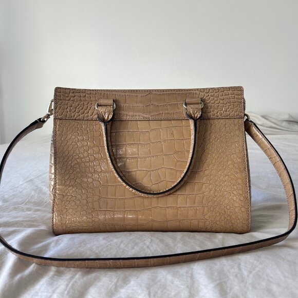 Kate Spade Croc-Embossed Satchel - Picture 4 of 7